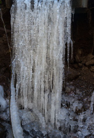 Une petite cascade de glace