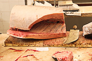 marché aux poissons, espadon