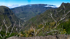 Vue sur la vallée de Curral das Freiras